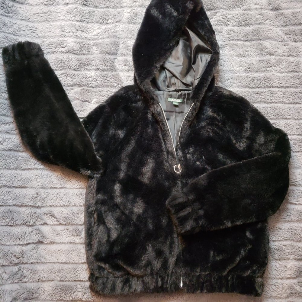 Fur hoodie